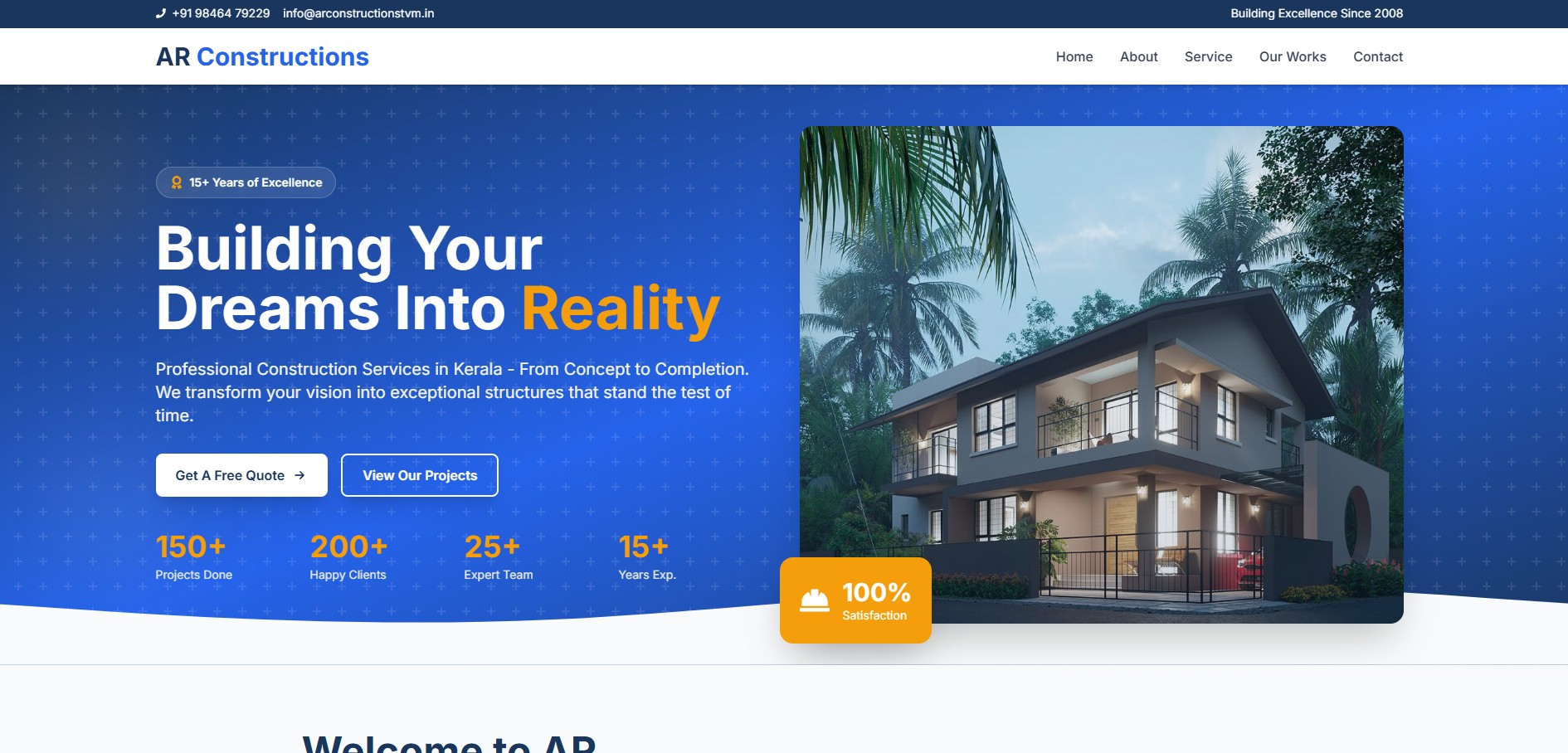 AR Constructions background